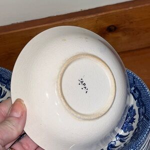 Vintage Blue Dish Set of 93 Pieces from Japan porcelain Tea-Dishes Sources Large